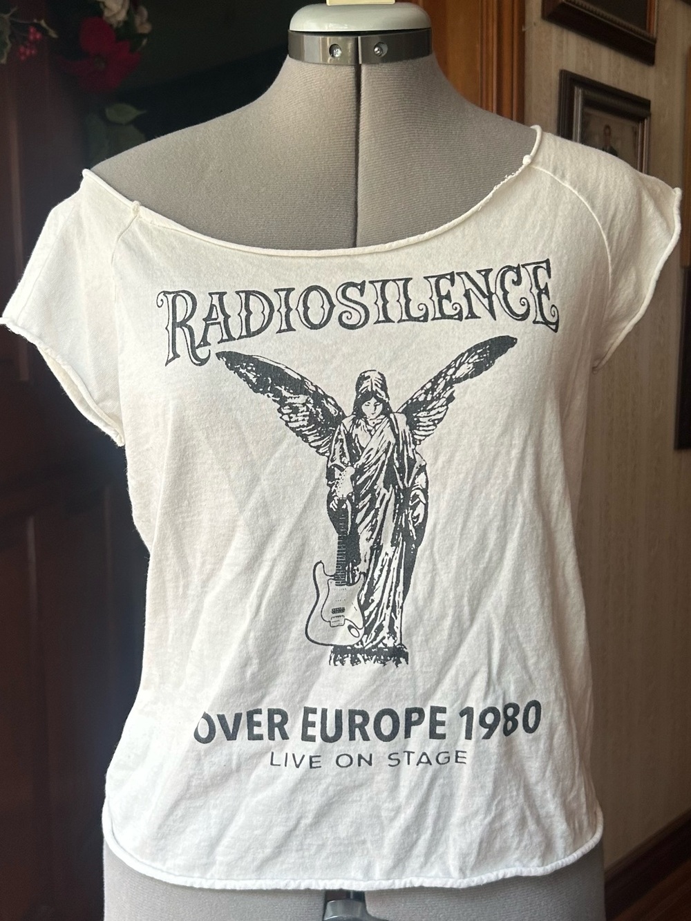 Brandy Melville Radio Silence Graphic Tee